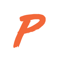 Peach Pest Co logo featuring a stylized letter "P" in orange, representing eco-friendly pest control solutions and a commitment to community well-being.