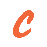 Peach Pest Co logo featuring a stylized orange letter "C," representing eco-friendly pest control solutions and the brand's commitment to community well-being.